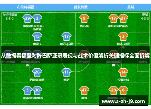 从数据看福登对阵巴萨亚冠表现与战术价值解析关键指标全面拆解 从数据看福登对阵巴萨亚冠表现与战术价值解析关键指标全面拆解